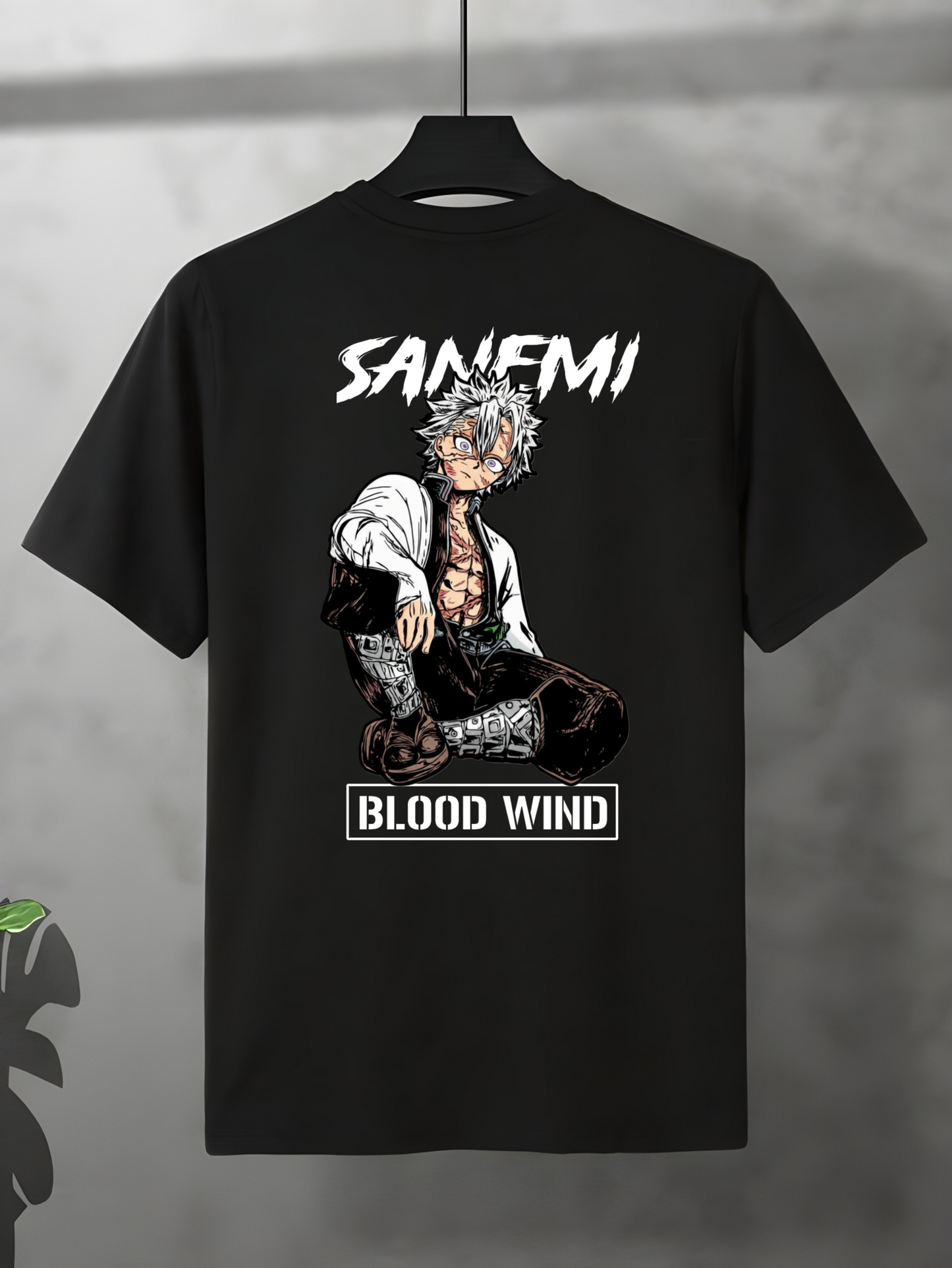 Sanemi Shinazugawa Wind Hashira T-Shirt – Fierce Anime Streetwear