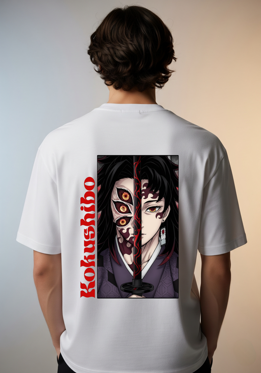 Kokushibo Half Mask Sword Art T-Shirt