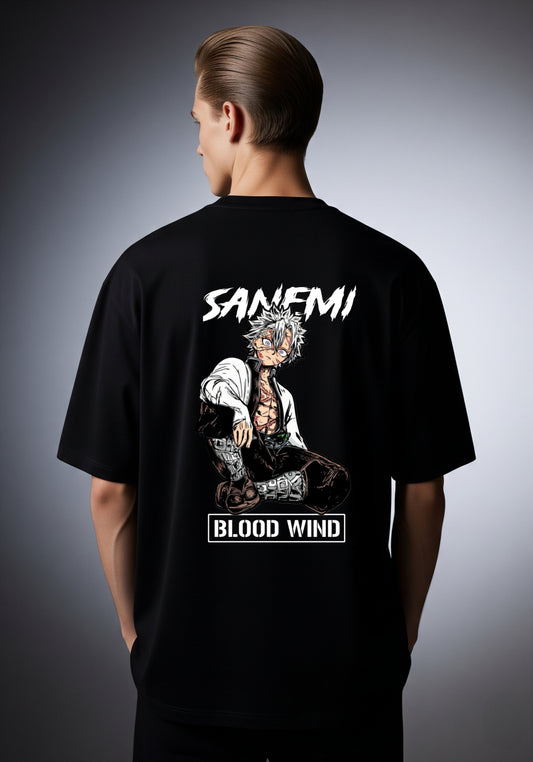 Sanemi Shinazugawa Wind Hashira T-Shirt – Fierce Anime Streetwear