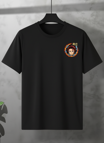 Tanjiro Kamado Flame Blade T-Shirt – Epic Anime Streetwear