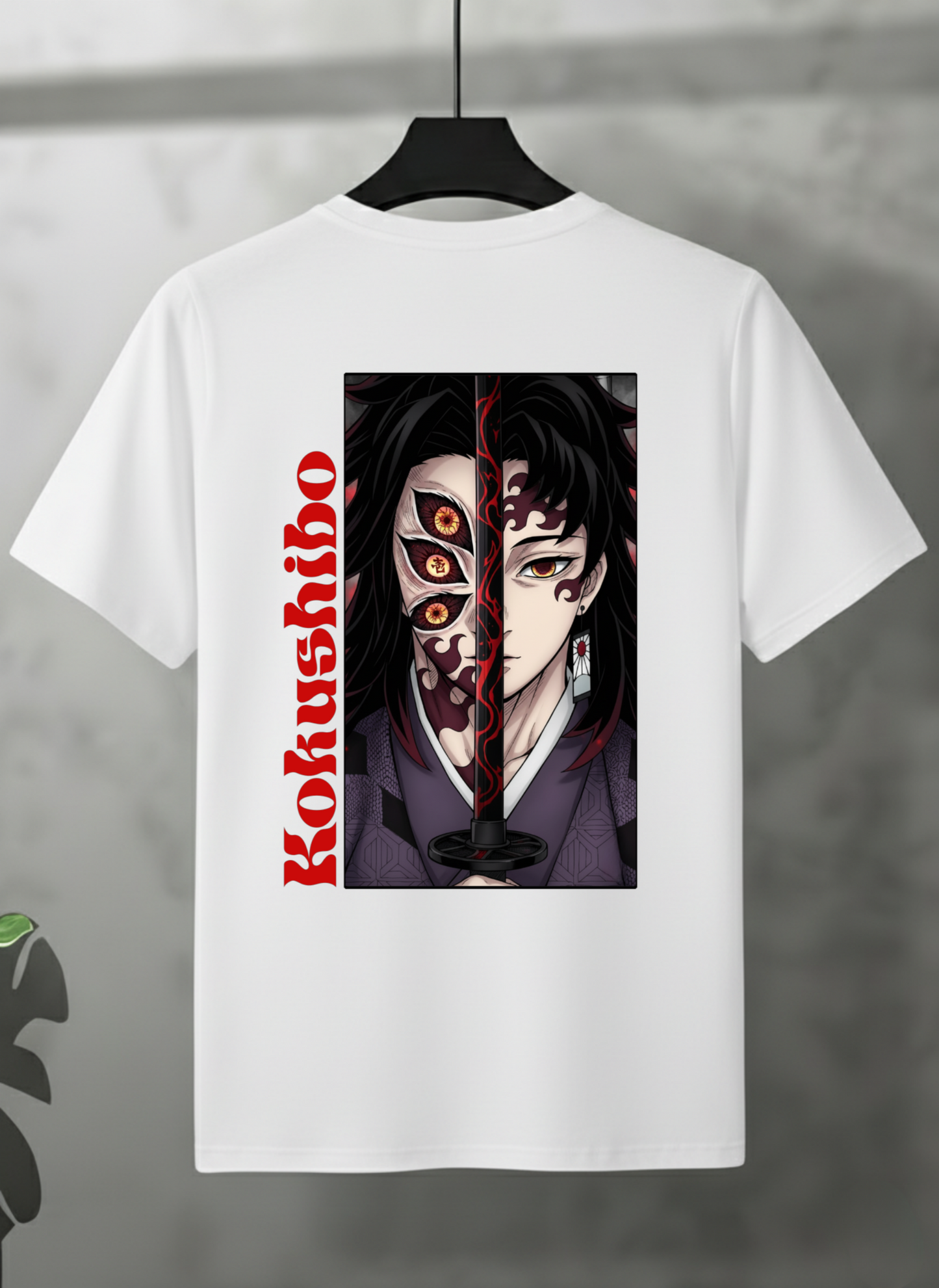 Kokushibo Half Mask Sword Art T-Shirt